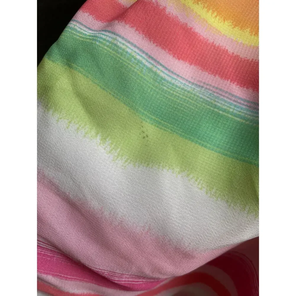 Jessica Ann Girls Multicolored Striped Spring/Summer Sleeveless Dress- Size 3t